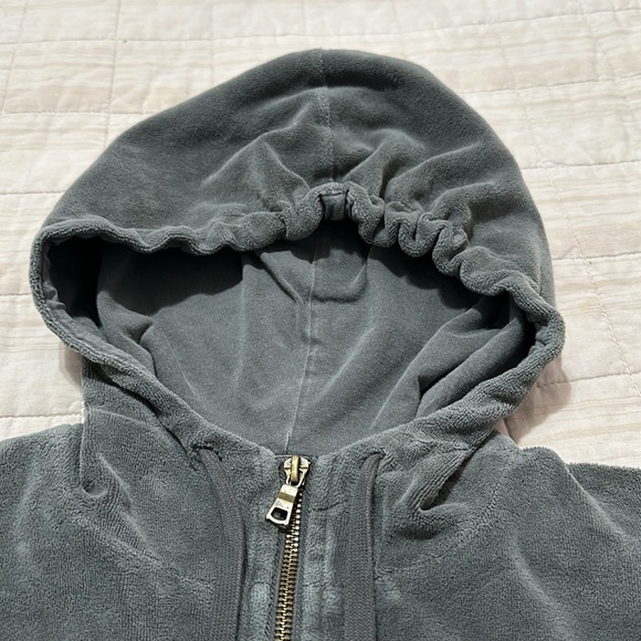 Young Fabulous and Broke Front Zip Hoodie - Picture 4 of 5